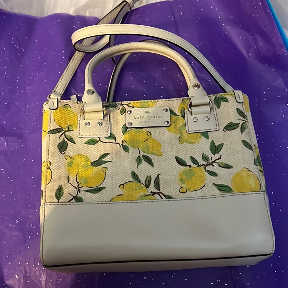 Kate spade lemon print handbag!